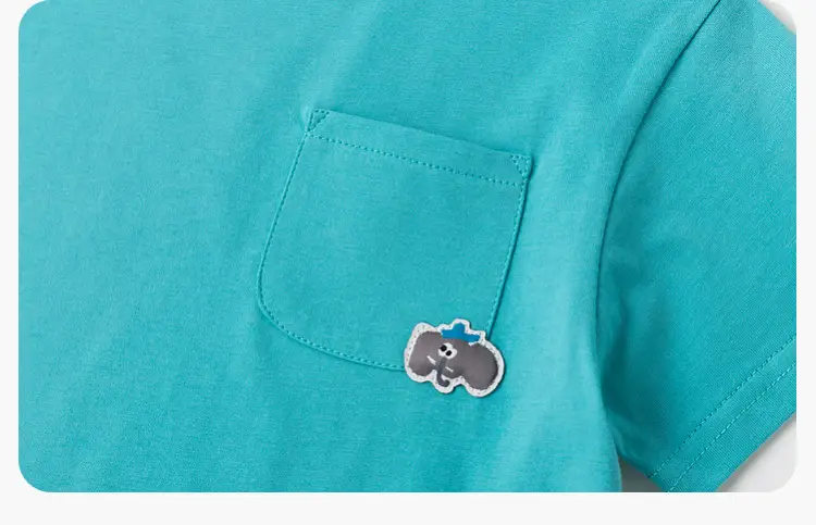 Dudu Boys T-Shirt Blue Short Sleeve Summer Style — feature 23