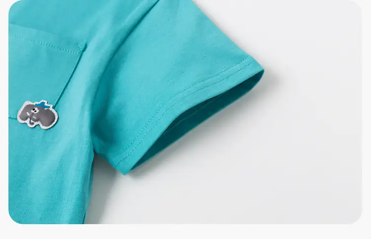 Dudu Boys T-Shirt Blue Short Sleeve Summer Style — feature 24