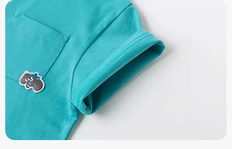Dudu Boys T-Shirt Blue Short Sleeve Summer Style — feature 25
