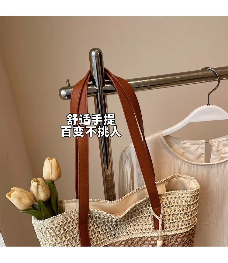 Women Handmade Woven Straw Commuter Bag 2026 — feature 4
