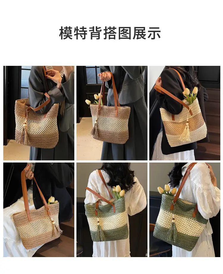 Women Handmade Woven Straw Commuter Bag 2026 — feature 8