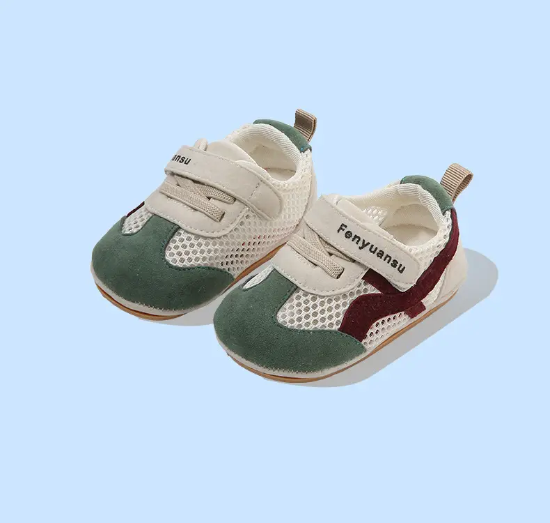 Summer New Mesh Shoes for Infants and Toddlers, 6-12 Months Old, One-Year-Old Male and Female Babies, Soft-Soled Non-Slip Baby Shoes — feature 22