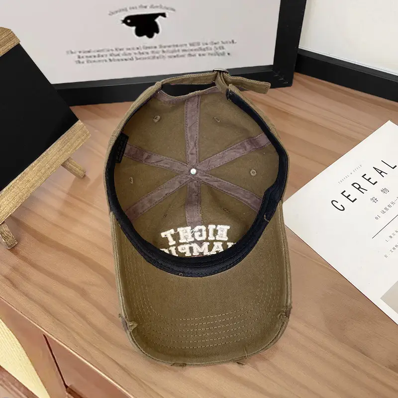 Women's Pink Letter Embroidered Cap 2025 - Image 9