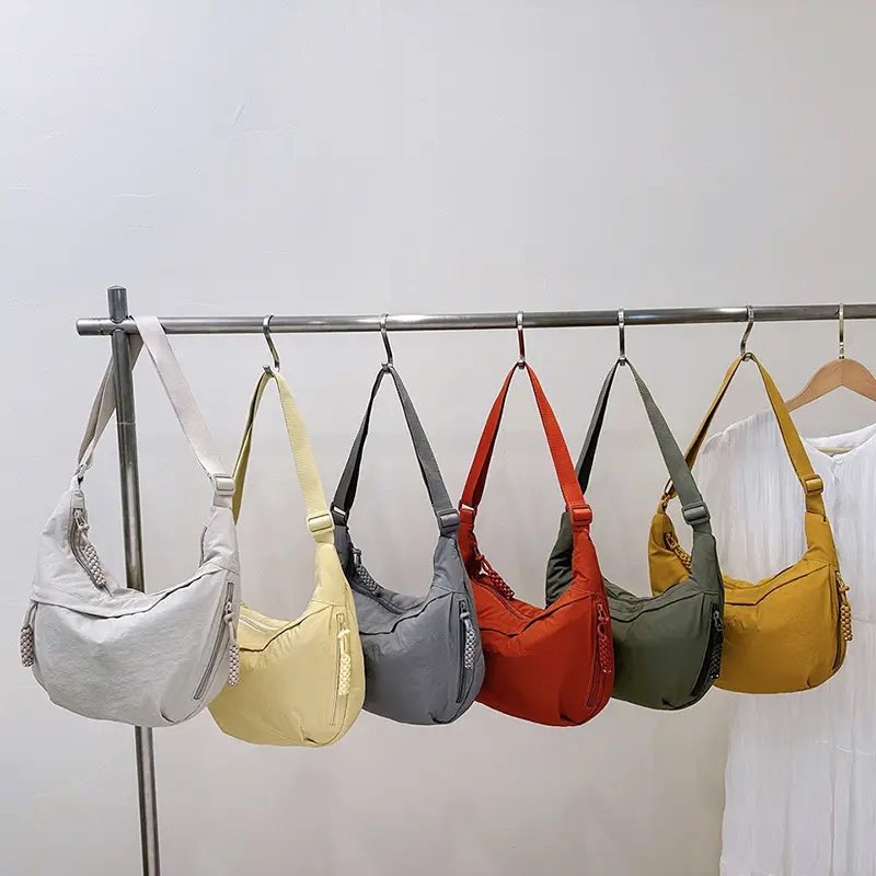 Korean Style Crossbody Bag with Ear Zipper & Large Capacity