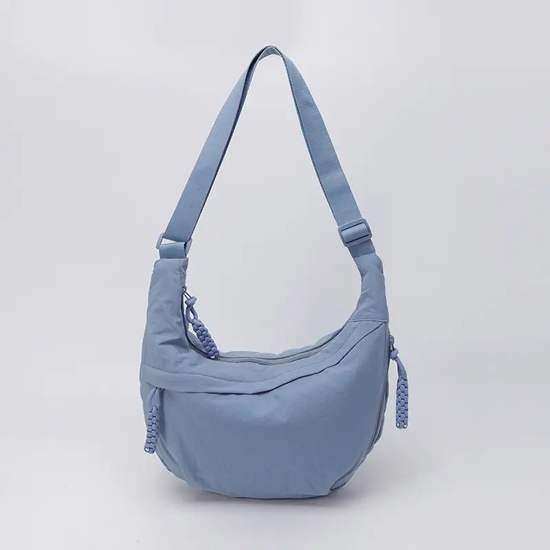 Korean Style Crossbody Bag with Ear Zipper & Large Capacity