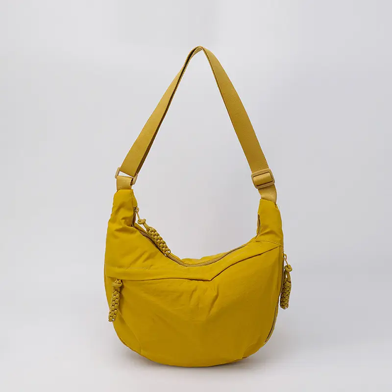 Korean Style Crossbody Bag with Ear Zipper & Large Capacity