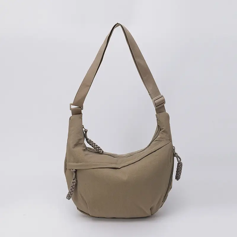 Korean Style Crossbody Bag with Ear Zipper & Large Capacity