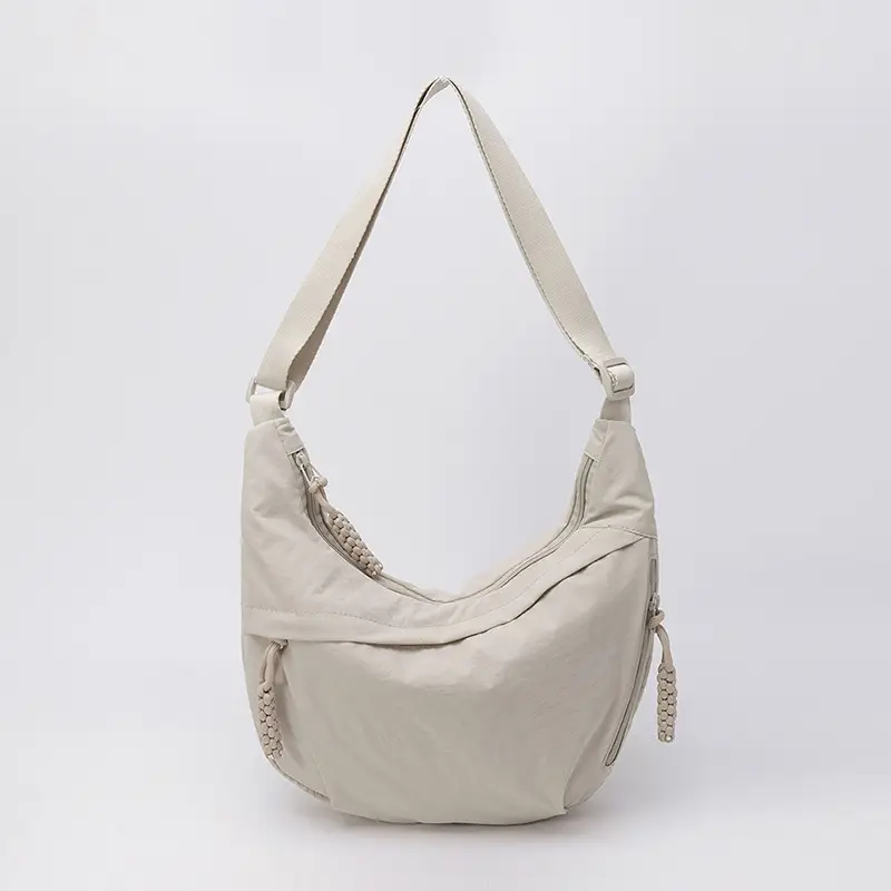 Korean Style Crossbody Bag with Ear Zipper & Large Capacity