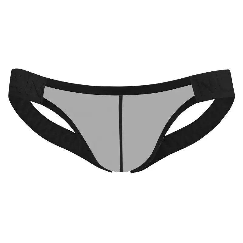 Pink Embossed Low Waist Men's Briefs - Image 2