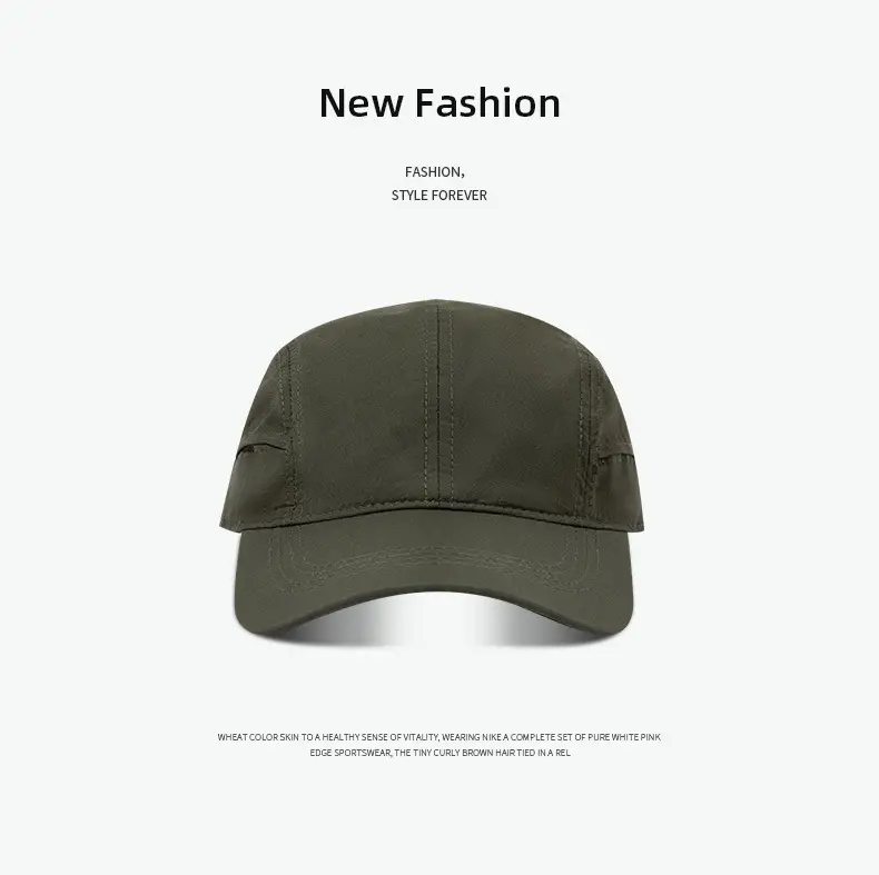 Men's Quick-Drying Baseball Cap Black Green Brown — feature 12