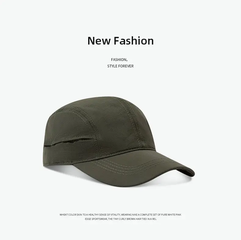 Men's Quick-Drying Baseball Cap Black Green Brown — feature 13