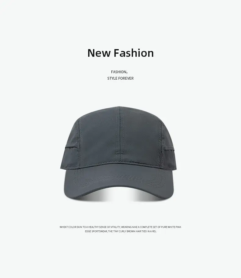 Men's Quick-Drying Baseball Cap Black Green Brown — feature 14
