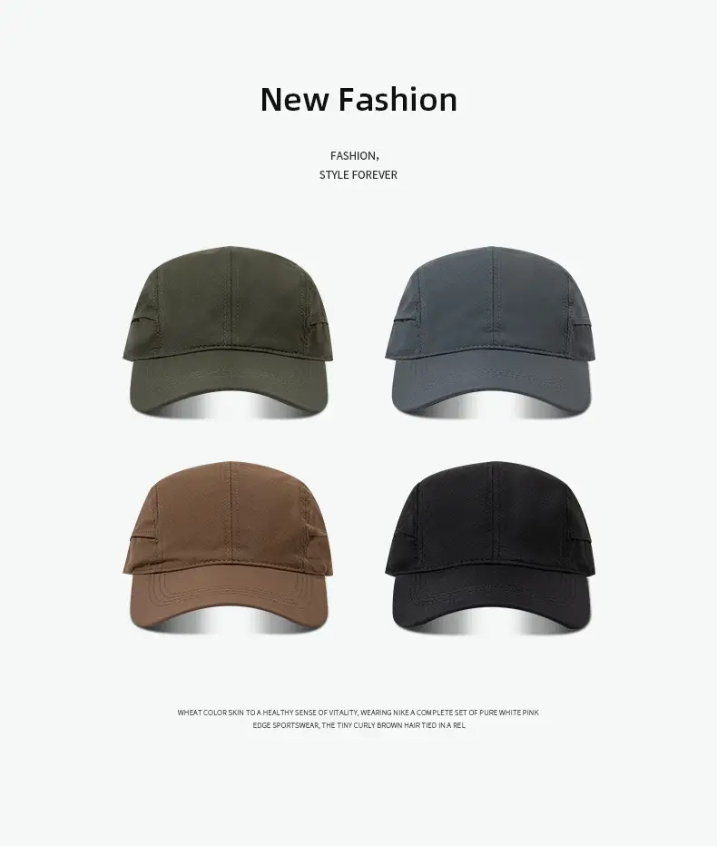 Men's Quick-Drying Baseball Cap Black Green Brown — feature 2