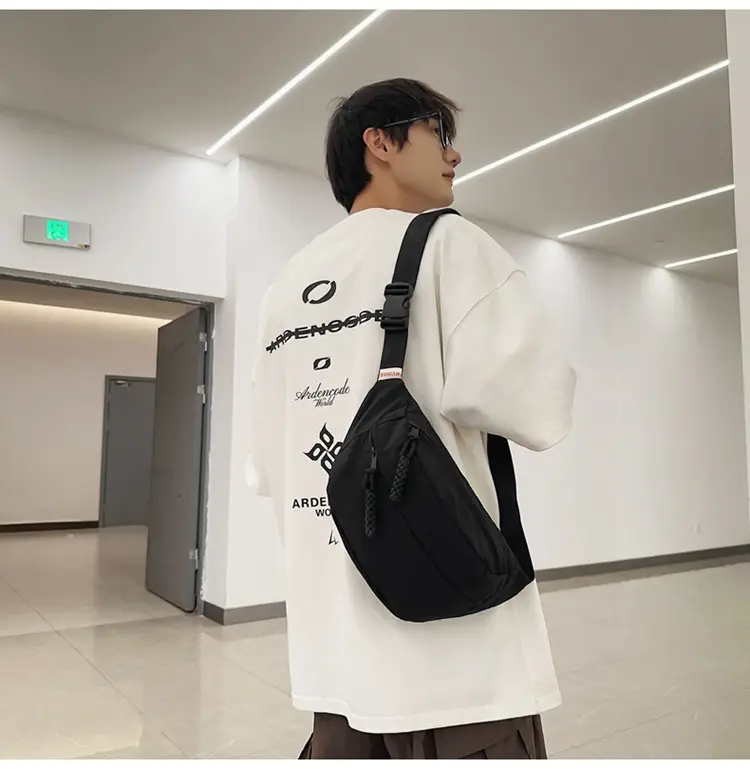 Men Yellow Backpack & Black Waist Bag Set — feature 13