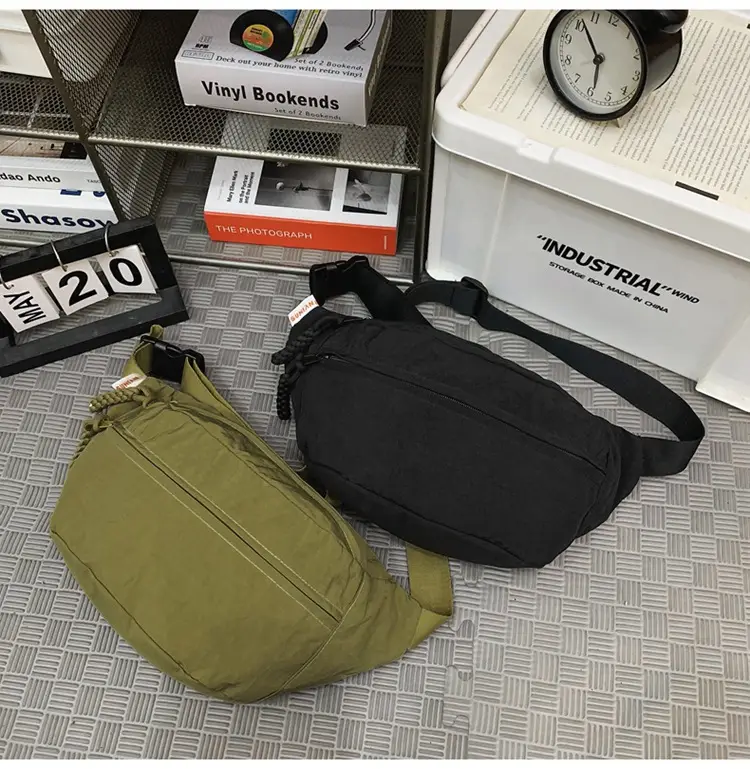 Men Yellow Backpack & Black Waist Bag Set — feature 36