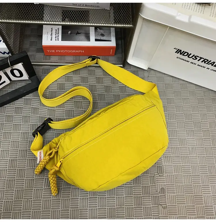 Men Yellow Backpack & Black Waist Bag Set — feature 38