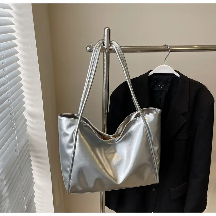 White Cross-Border Textured Shoulder Bag 2026 - Image 8