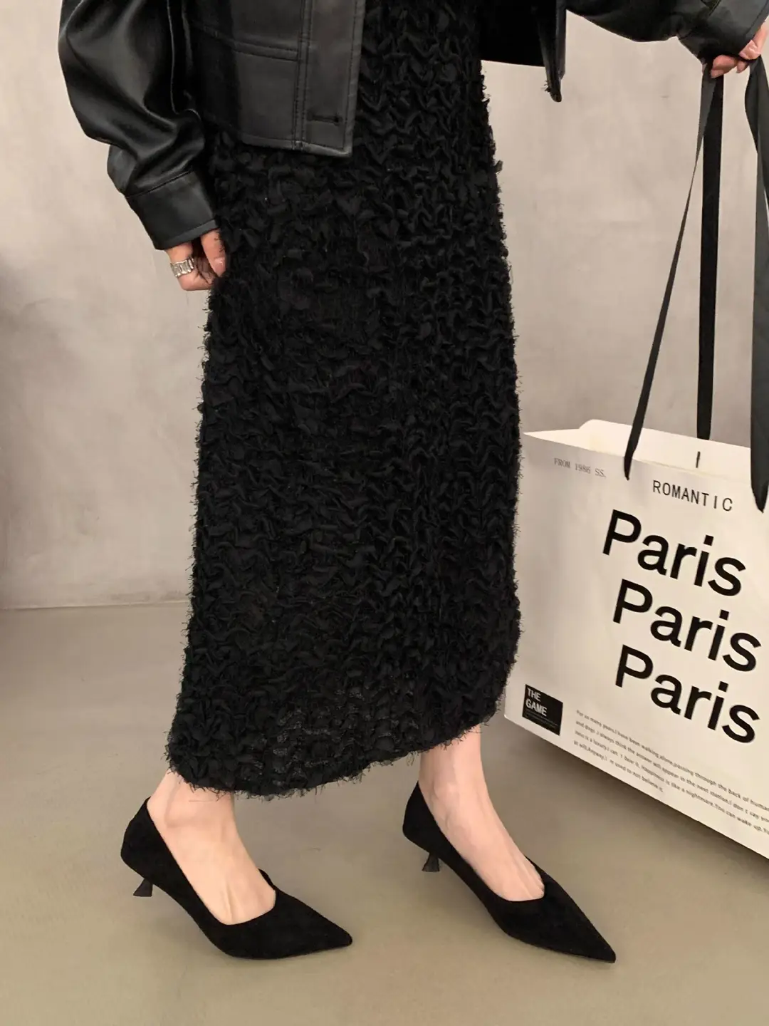 Elegant Shallow-Mouthed Stiletto Work Shoes for Women, French-Style Kitten Heel Pointed-Toe Single Shoes, Women's 2026 Autumn New High-Heeled Shoes — feature 4
