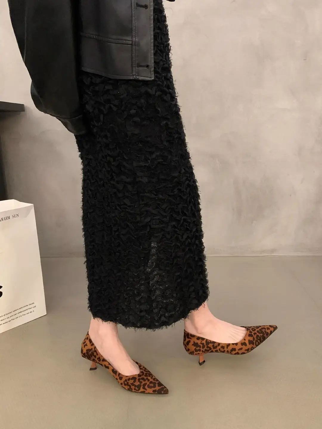 Elegant Shallow-Mouthed Stiletto Work Shoes for Women, French-Style Kitten Heel Pointed-Toe Single Shoes, Women's 2026 Autumn New High-Heeled Shoes — feature 6