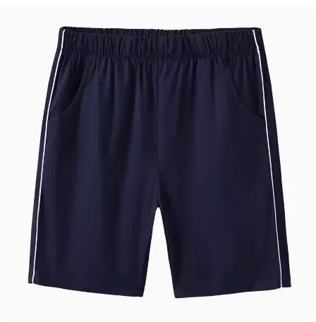 Navy Blue Cotton Boys Shorts for School Use - Image 7