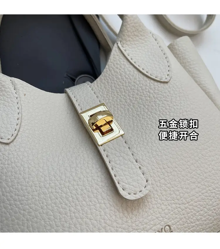 Pink Crossbody Bag with Cute Toy Charm — feature 4