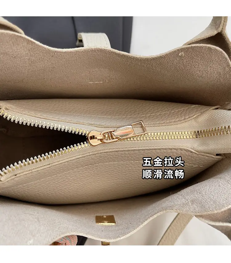 Pink Crossbody Bag with Cute Toy Charm — feature 5