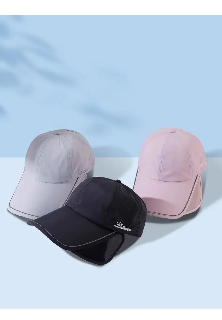 Women Sun Hat UPF50+ Enlarged Bristle Peaked Cap — feature 20