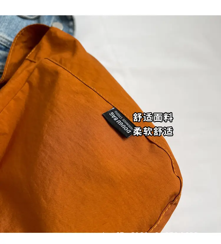 Women's Waterproof Crossbody Bag Tan High-End Japanese Nylon — feature 38