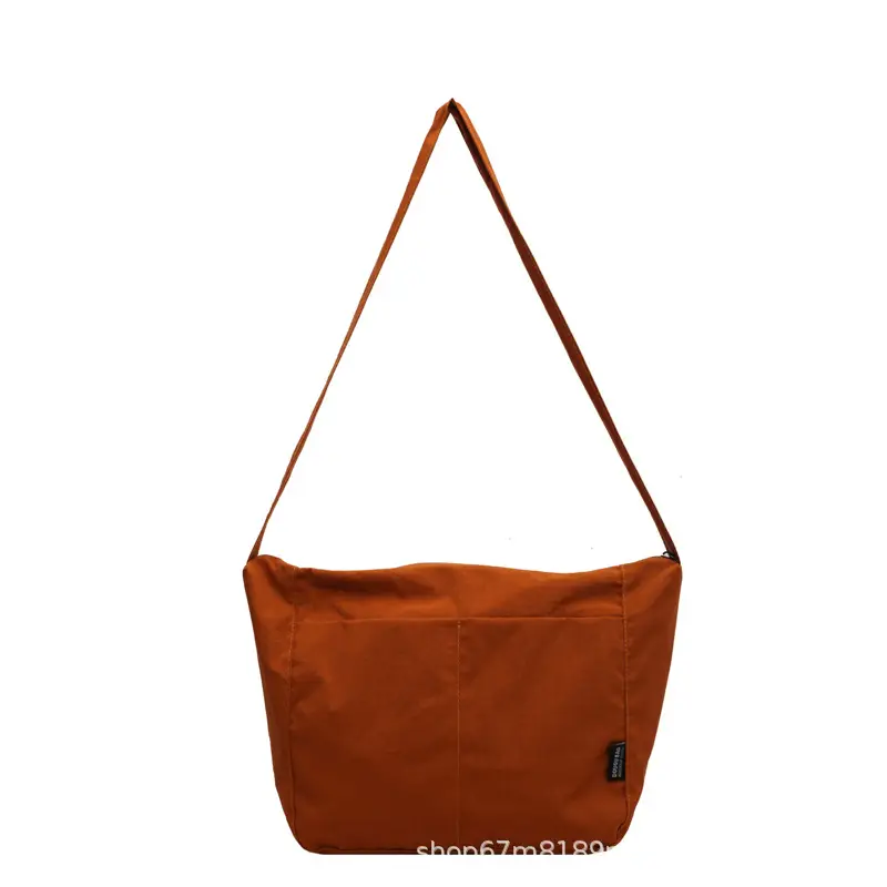 Women's Waterproof Crossbody Bag Tan High-End Japanese Nylon - Image 3