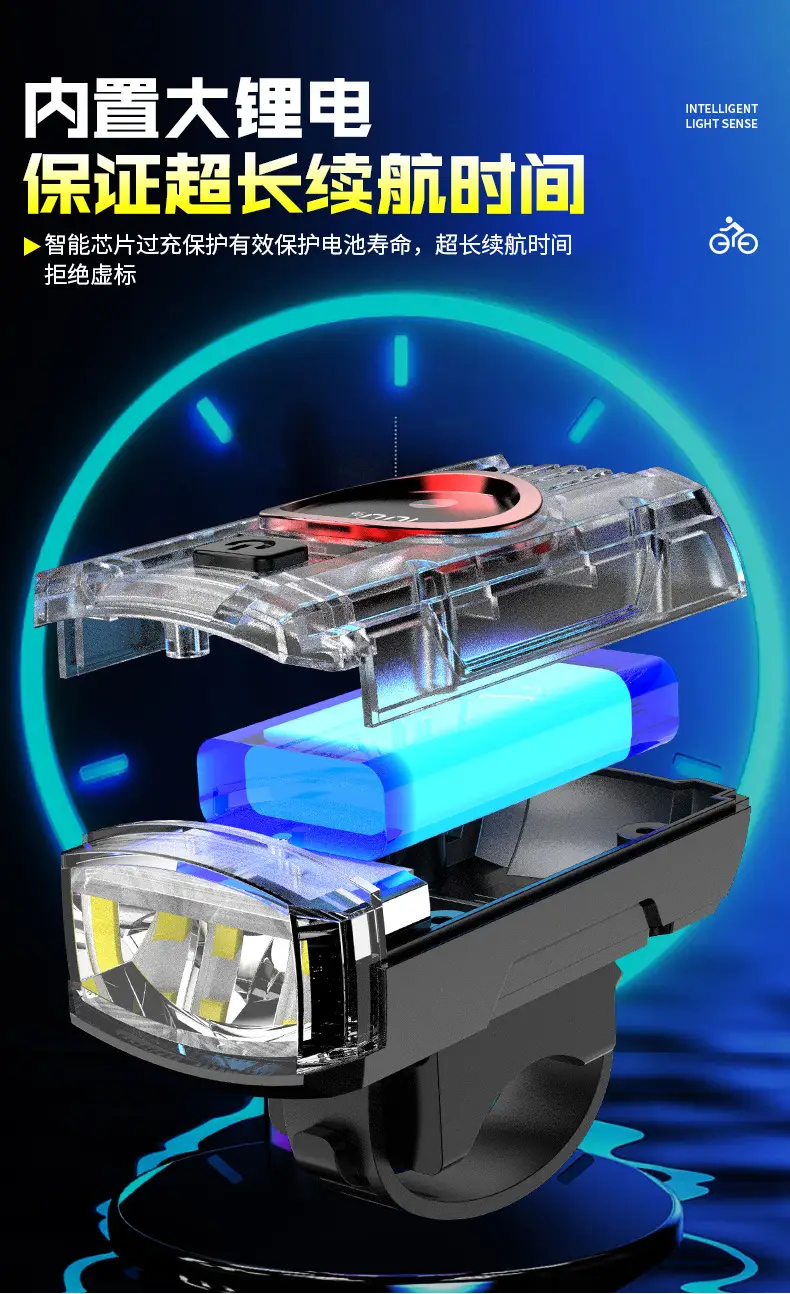 Rechargeable Waterproof Bicycle Headlight 1000Lm β feature 10