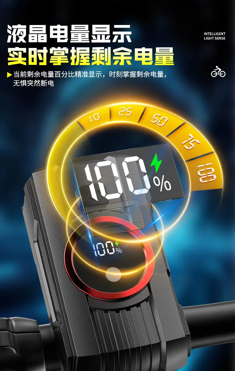 Rechargeable Waterproof Bicycle Headlight 1000Lm β feature 11