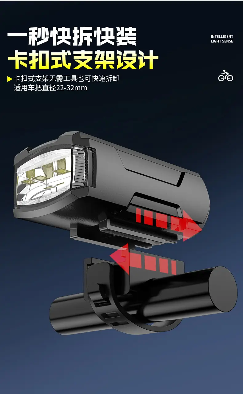 Rechargeable Waterproof Bicycle Headlight 1000Lm β feature 14