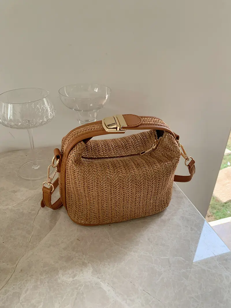 Korean Style Straw Handbag Women's Summer Bag — feature 12