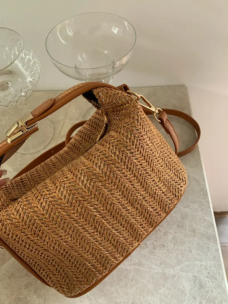Korean Style Straw Handbag Women's Summer Bag — feature 13
