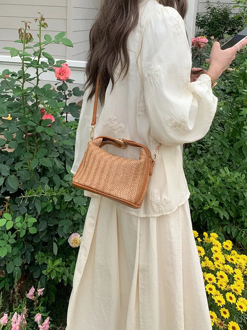 Korean Style Straw Handbag Women's Summer Bag — feature 9