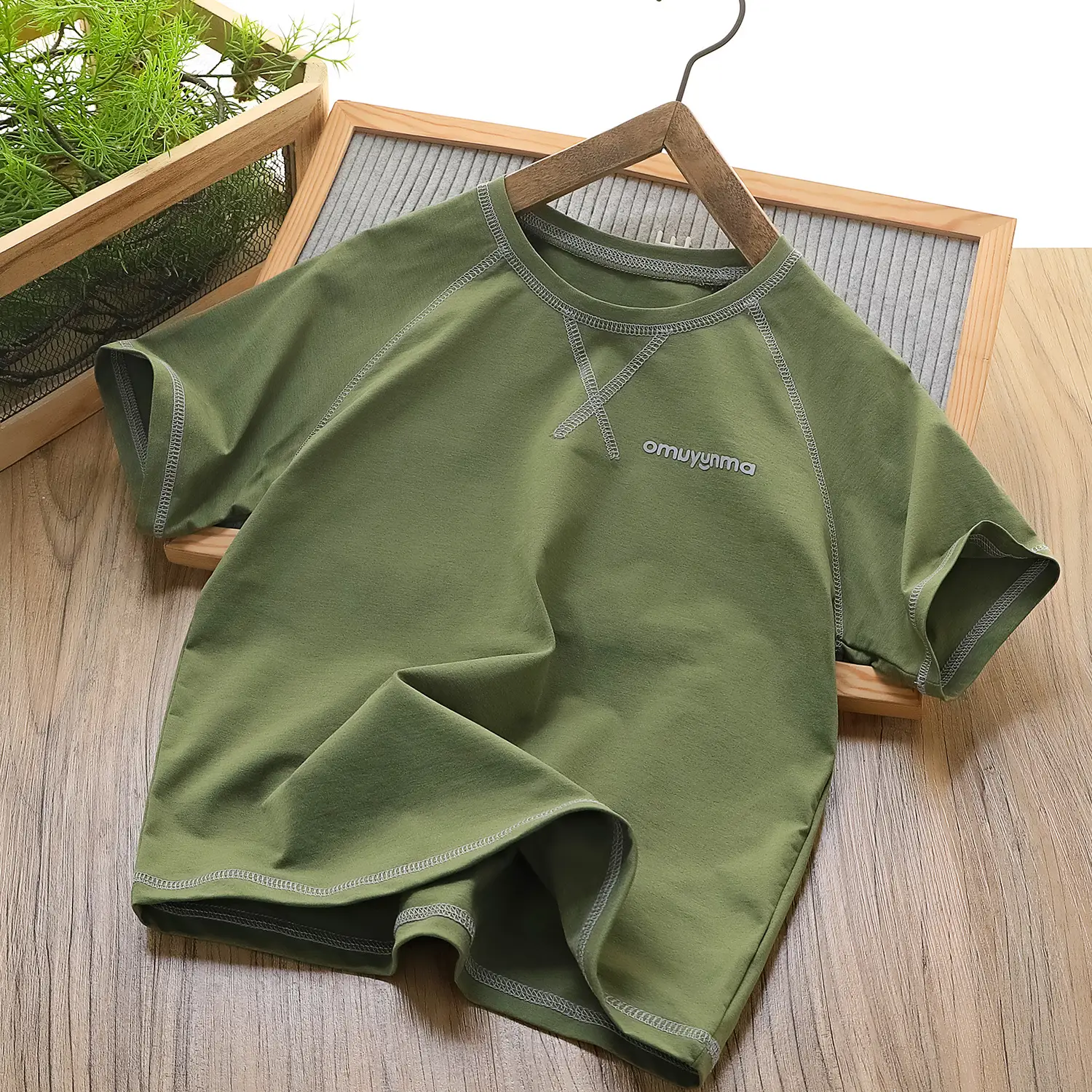 Qingdao Boys White Half Sleeve T-Shirt Quick Dry Anti Wrinkle - Image 3