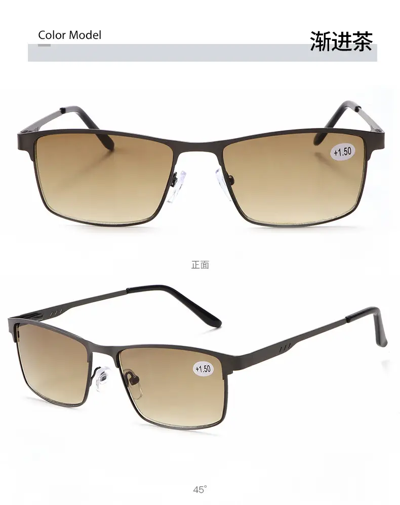 Men's Progressive Sun Glasses UV400 Black β feature 9
