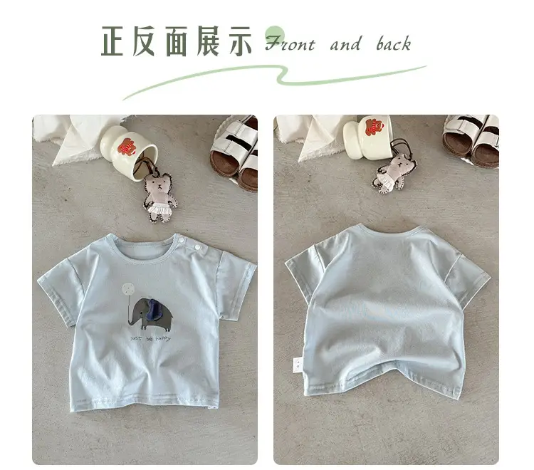 Baby T-Shirt Cartoon Print Summer Wear Boys 2026 — feature 7