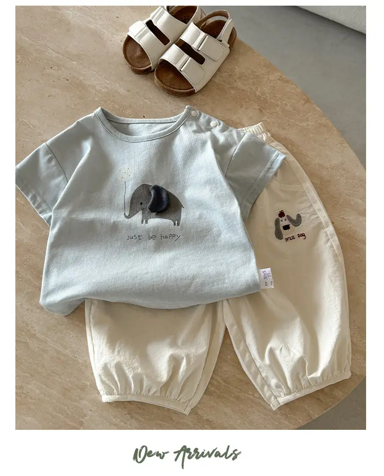 Baby T-Shirt Cartoon Print Summer Wear Boys 2026 — feature 8