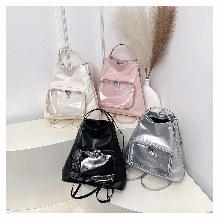 2025 Style Clear Window Shoulder Tote Bag White — feature 18