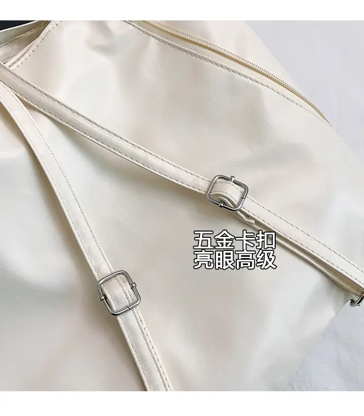 2025 Style Clear Window Shoulder Tote Bag White — feature 6