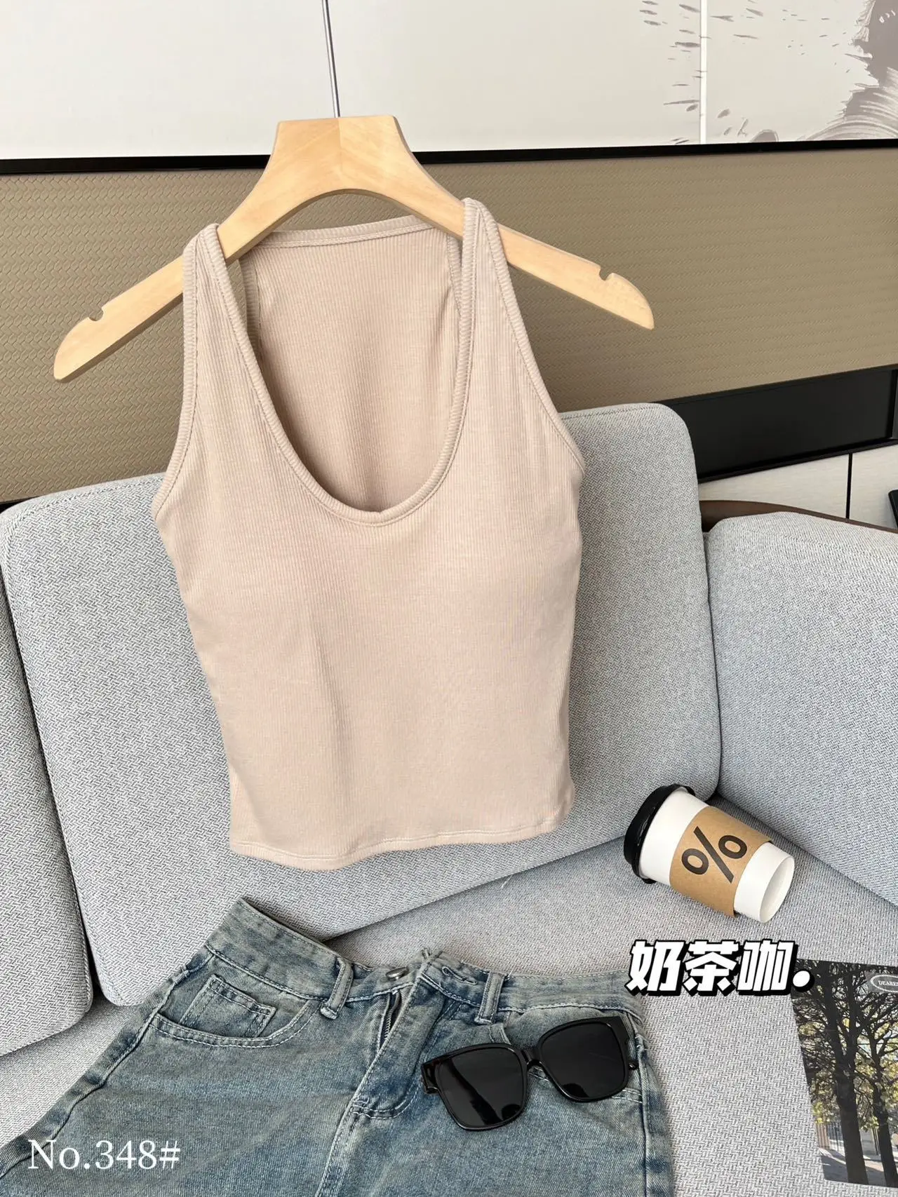 2025 Hot Girl Halterneck Vest for Women Slim Sleeveless Top — feature 19