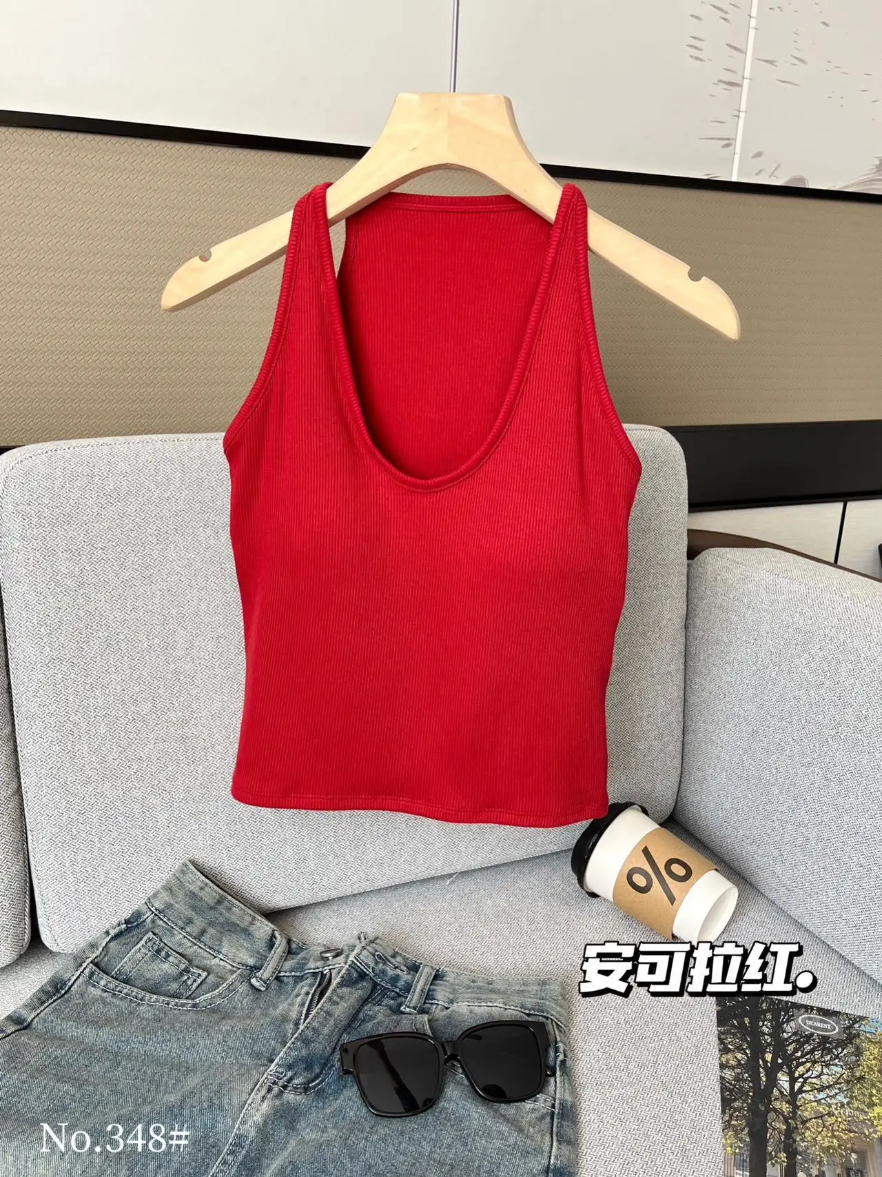2025 Hot Girl Halterneck Vest for Women Slim Sleeveless Top - Image 8