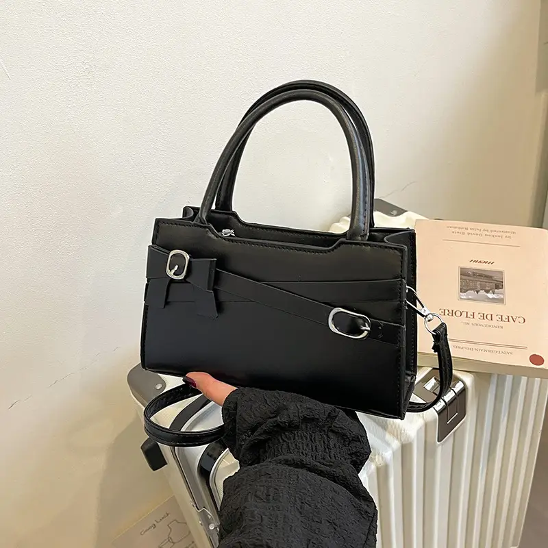 White Textured Crossbody Bag for Women Spring Summer 2025 - Image 6