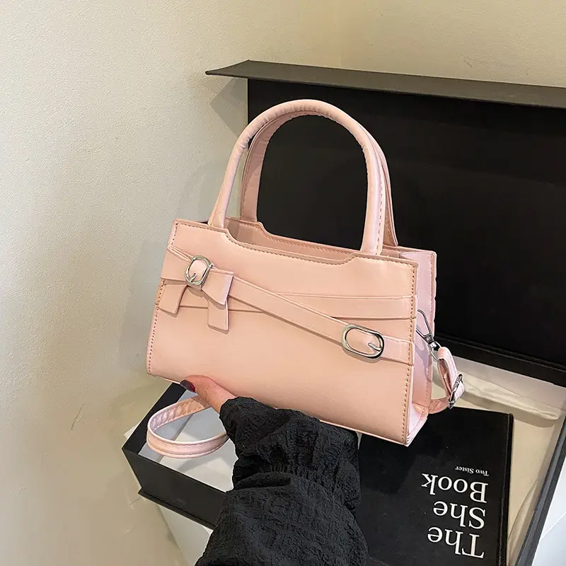 White Textured Crossbody Bag for Women Spring Summer 2025 - Image 8