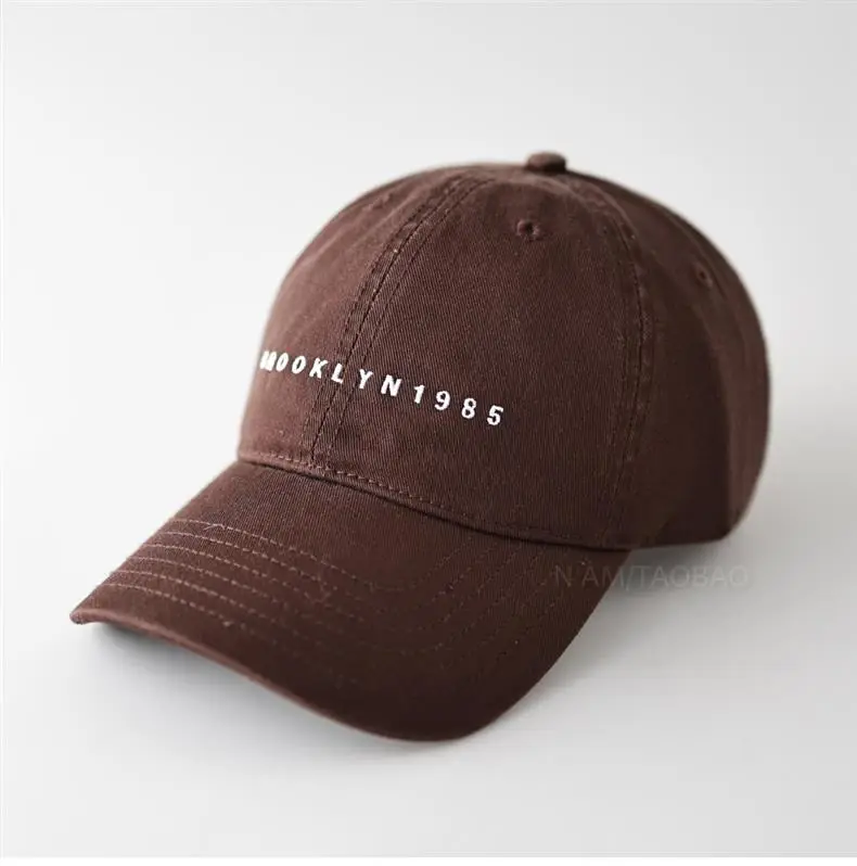Brown Embroidered Baseball Cap for Men Women — feature 12