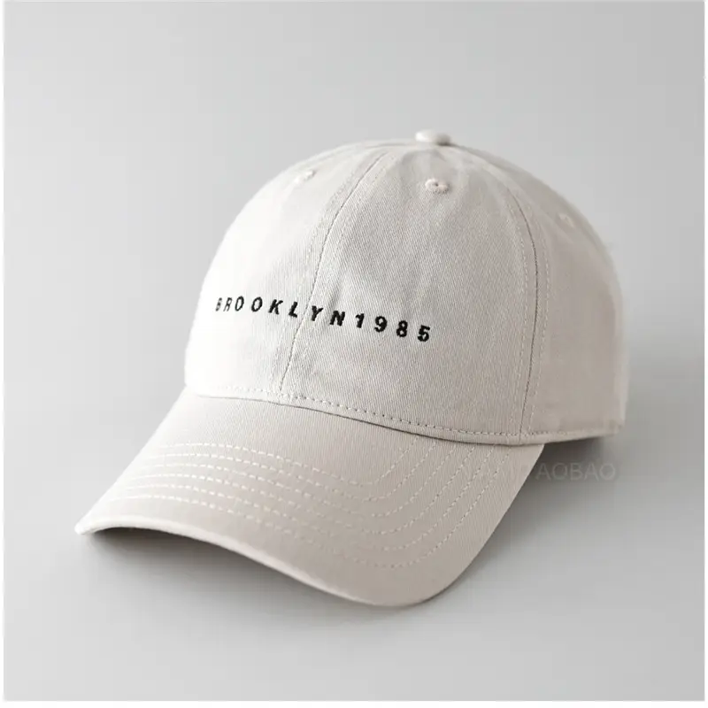 Brown Embroidered Baseball Cap for Men Women - Image 2