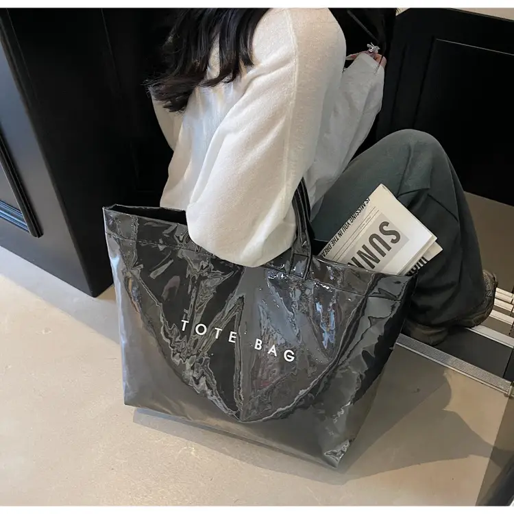 Vintage Brown Large Capacity Tote Bag for Women — feature 12