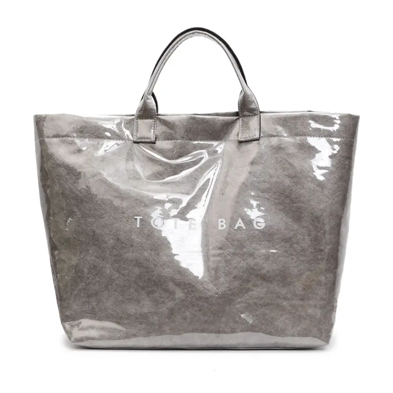 Vintage Brown Large Capacity Tote Bag for Women - Image 4