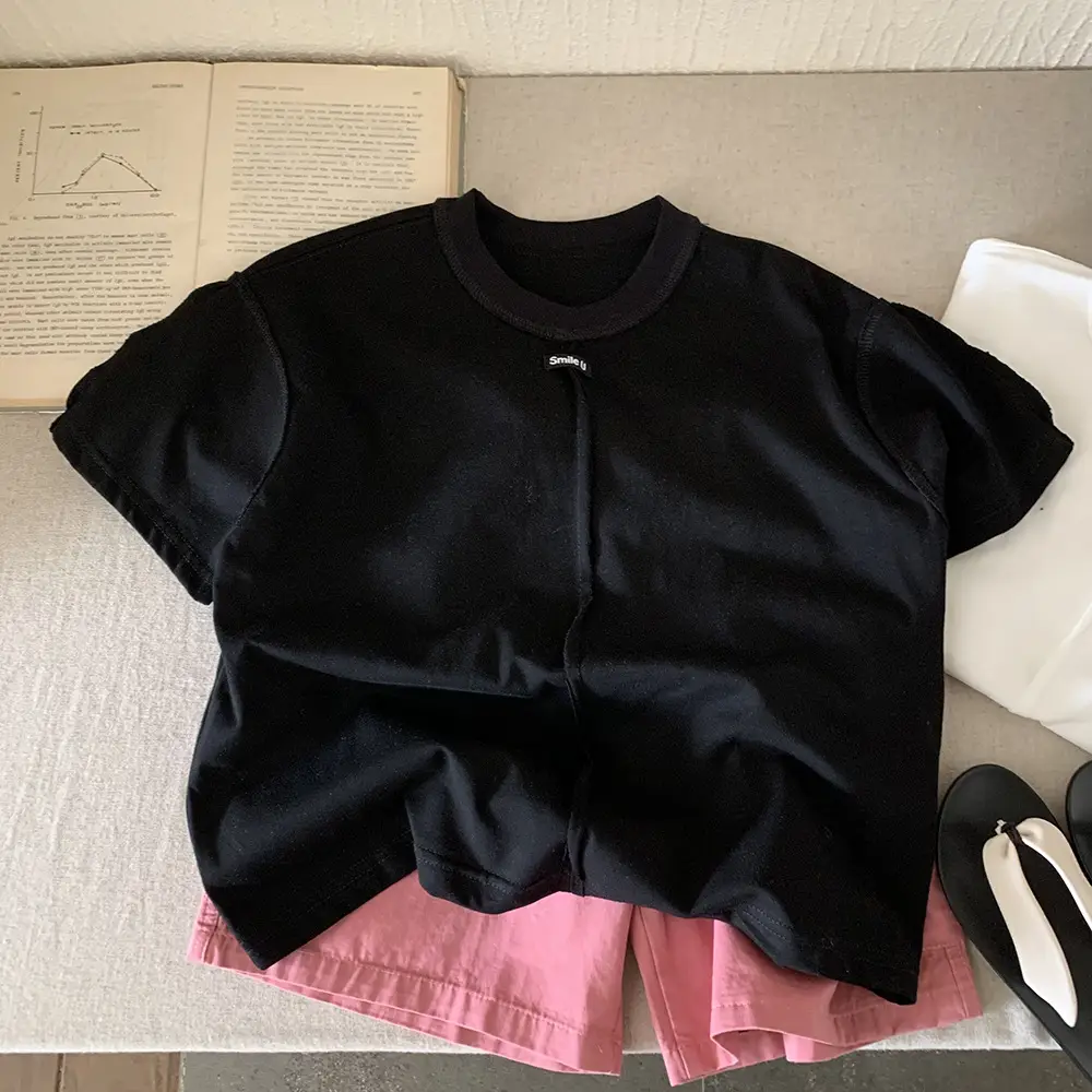 White Loose T-Shirt for Boys Summer 2025 - Image 4